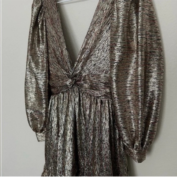 Sabina Musayev Roxana Metallic Mini Dress - Picture 6 of 12
